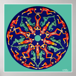 Poster Body Mandala by Johannes Stötter