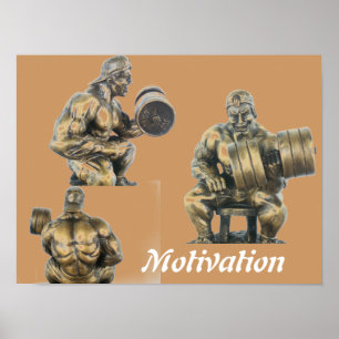 Poster Bodybuilder do halterofilismo