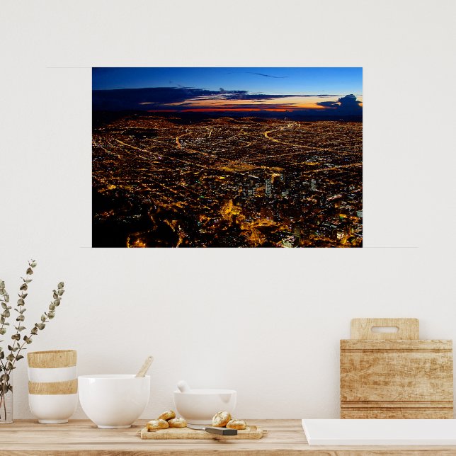 Poster Bogotá Colombia Viagem (Cozinha)