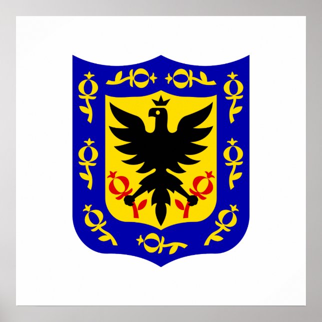 Pôster Bogotá, Columbia (Frente)