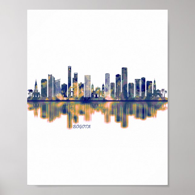 Poster Bogota Skyline (Frente)