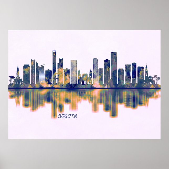 Poster Bogota Skyline (Frente)
