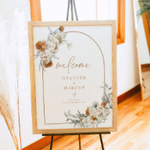 BOHEME Terracotta Floral Boho Chá de fraldas Bem-v