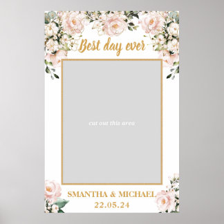 Poster Bohemian blush cor-de-rosa, cor-de-rosa, prop de f