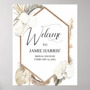 Poster Bohemian Desert Bridal shower poste, Bridal shower