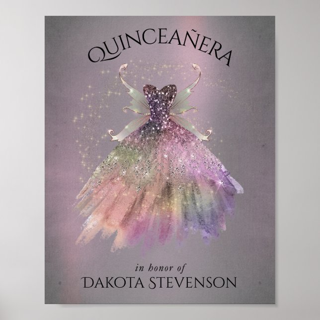 Poster Bohemian Fairy Ball Gown | Chá de vinho de Mão Mud (Frente)