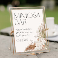 Bohemian Floral & Feather Bar Mimosa