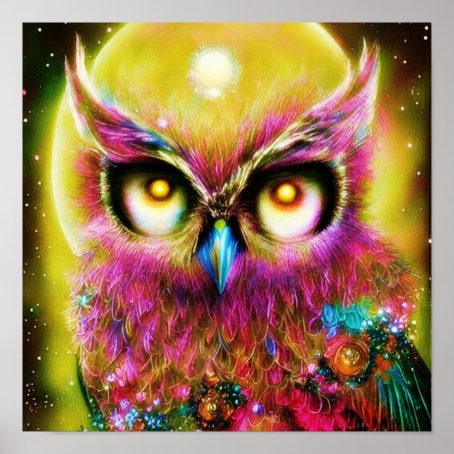 Poster Bohemian owl   (Frente)