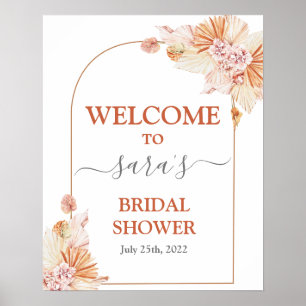 Poster Bohemian Terracotta - Chá de panela de boas-vindas