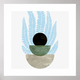 Poster Boho Abstrato Shapes