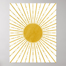 Poster Boho Art Poster, Boho Wall Art, Sun Wall Art