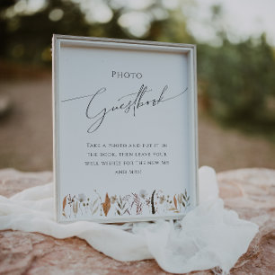 Poster Boho Autumn Wildflower   Fotografia no Sinal de Li