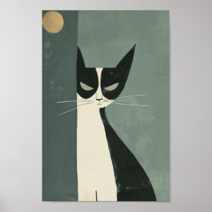 Poster Boho Cat