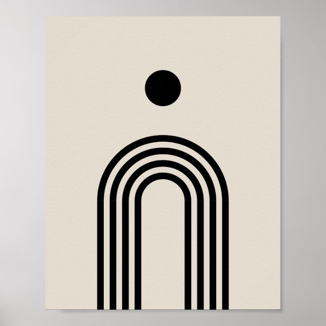 Poster Boho Celestial Sun (Frente)