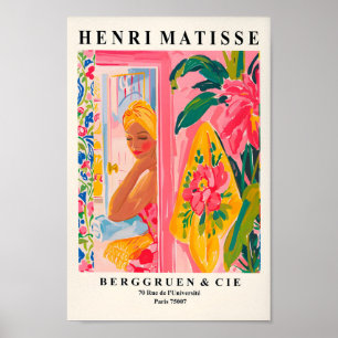 Poster Boho Decor, Henri Matisse Impressão, Parede Estéti