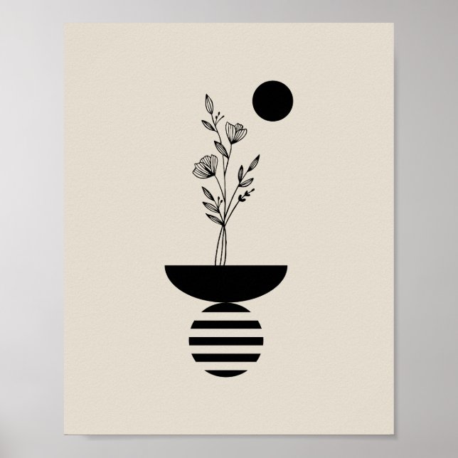 Poster Boho Elegant Flower (Frente)