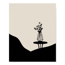 Boho Flower pot on table