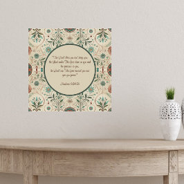 Poster Boho Herb Bênção