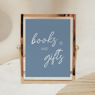 Poster Boho Menino Livros de Chás de fraldas Minimalistas