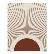 Boho Minimalist Sun