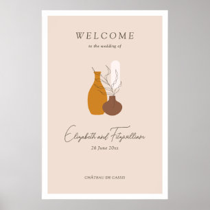 Poster Boho Minimalista Vases de Boho Sinal de Boho Poste