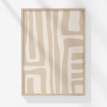 Poster Boho Moderno Cinzento bege neutro Abstrato Art<br><div class="desc">Introduza um toque de arte sofisticada no seu espaço com o "Boho Moderno Beige Neutral Abstrato Art Poster". Esta peça impressionante apresenta um intrincado design de linhas desenhadas à mão que evocam a complexidade de um padrão labirinto ou tribal, colocado sobre um sutil fundo de areia bege. A interação dos...</div>