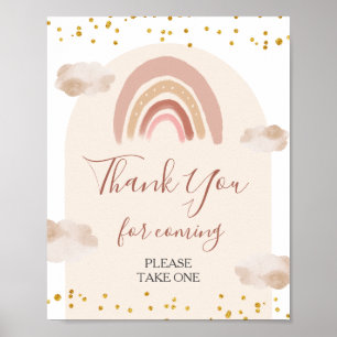Poster Boho Rainbow não é maravilhosa.