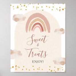 Poster Boho Rainbow não é maravilhosa, doce e doce