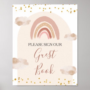 Poster Boho Rainbow não é um livro maravilhoso