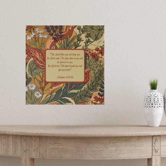 Poster Boho Rhapsody Bênção Personalizável (Criador carregado)