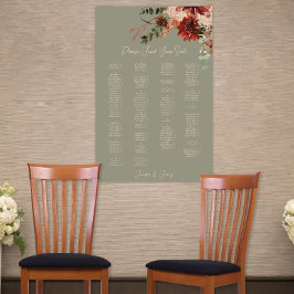 Poster Boho Rust Queda Neutral Queda Sessão de Casamento