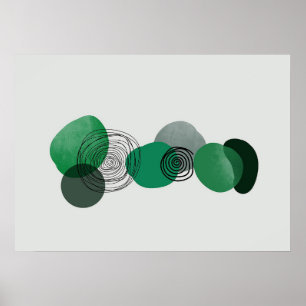 Poster Boho Simples Horizontal Desenha Boho Chic Aestheti