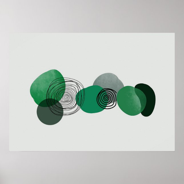 Poster Boho Simples Horizontal Desenha Boho Chic Aestheti (Frente)