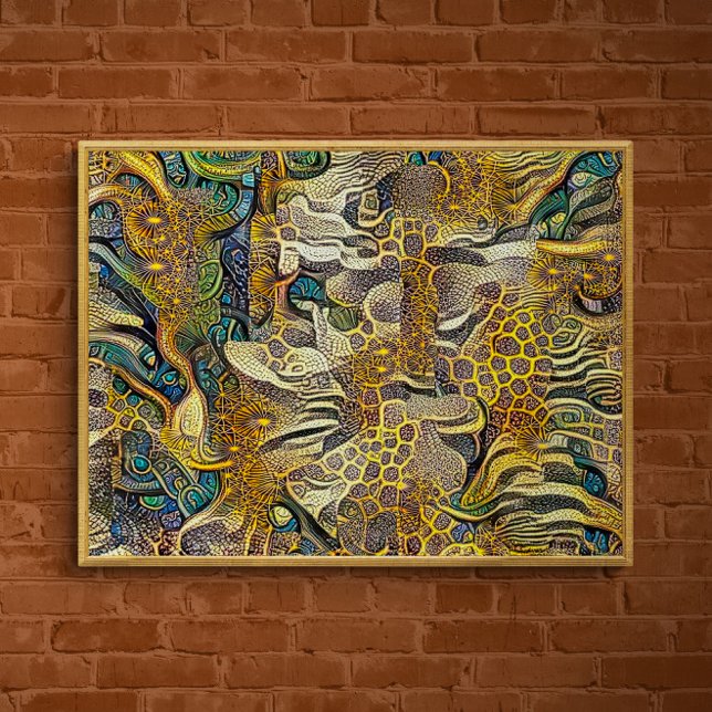 Pôster Boho Style Abstrato Art Poster (Criador carregado)