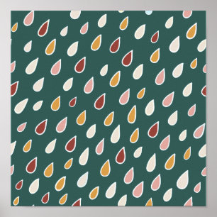 Poster Boho Summer Seamless