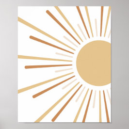 Poster Boho Sun Kids Decor