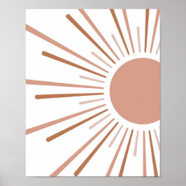 Poster Boho Sun Kids Decor
