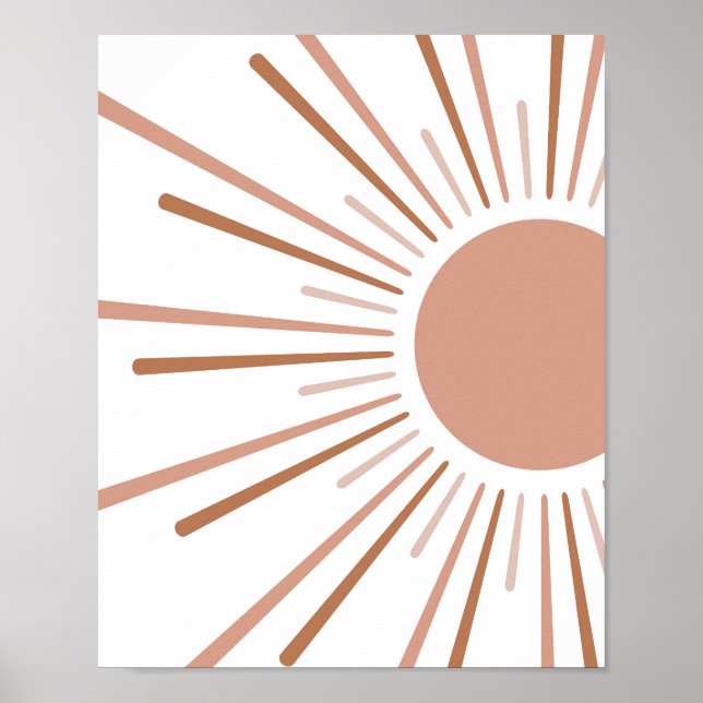 Poster Boho Sun Kids Decor (Frente)