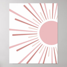 Poster Boho Sun Kids Decor