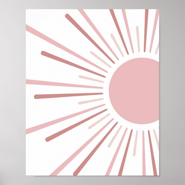 Poster Boho Sun Kids Decor (Frente)