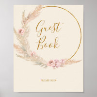 Boho Tropical Botânica | Ivory Guest Sign