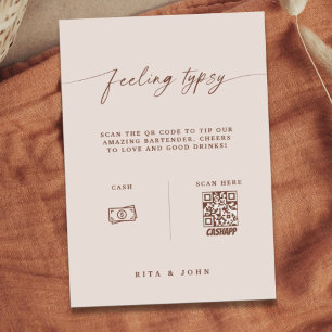 Poster Boho Venmo Dica Seu Sinal De Casamento Do Barman