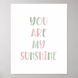 Poster Boho, Você É O Meu Decado De Miúdos Sunsher