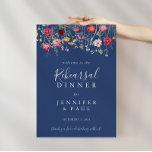 Poster Boho Wildflower Janta bem-vindo<br><div class="desc">Este sinal de boas-vindas do janto de flores silvestres é perfeito para um ensaio de casamento moderno. O design apresenta uma variedade multicolorido de flores silvestres cor-de-rosa, pinceladas, roxas, amarelas, brancas, violetas, vermelhas e burgundy.</div>