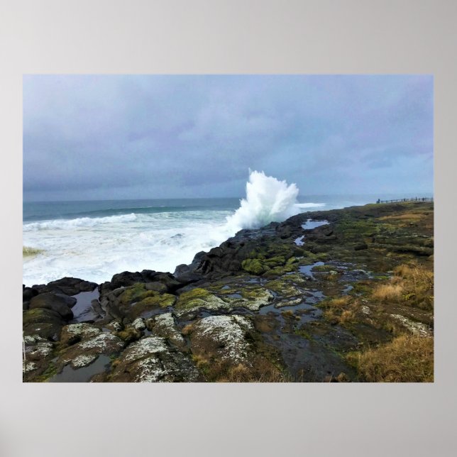 Poster Boiler Bay State Wayside, Depoe Bay, Oregon (Frente)