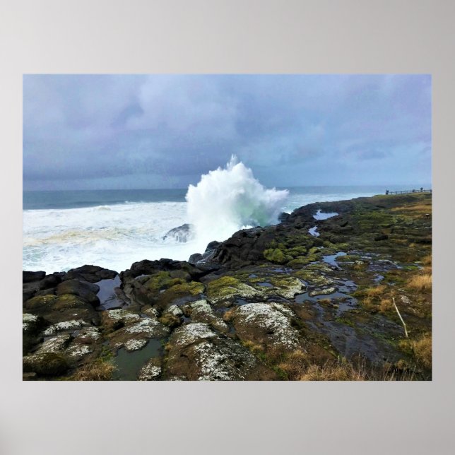 Poster Boiler Bay State Wayside, Depoe Bay, Oregon (Frente)