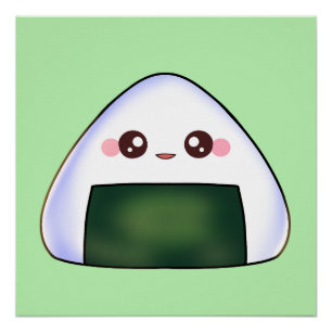 Pôster Bola de Arroz Onigiri
