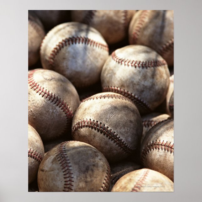 Poster Bola de Baseball (Frente)
