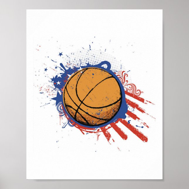 Poster Bola de Basquete (Frente)