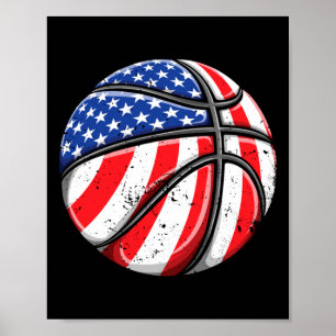 Poster Bola de beisebol 4 de julho Meninos Crianças Homen